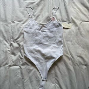 Forever 21 Seamless White Bodysuit